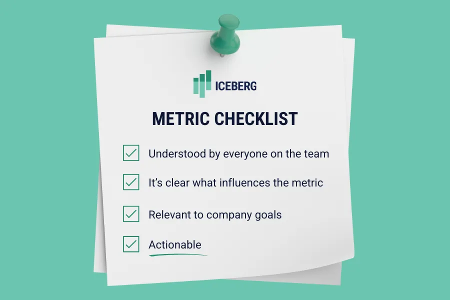 What Makes a Metric Worth Tracking?